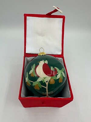 #ad Dillard#x27;s Partridge in a Pear Tree Glass 12 Days of Christmas Ornament 2007 $22.79