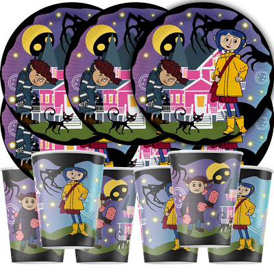 CORALINE PARTY SUPPLIES BIRTHDAY DECORATION BALLOON FAVOR TOPPERS CENTERPIECE $3.99