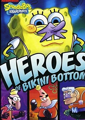 #ad Heroes of Bikini Bottom SpongeBob Squarepants DVD Good $5.74