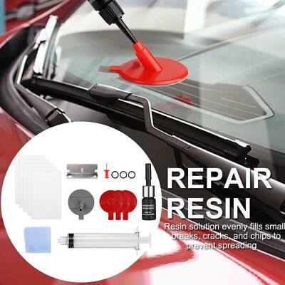 #ad Car Windshield Repair Kit Glass Nano Repair Fluid Chip Scratch Crack Fix DIY Set $5.85
