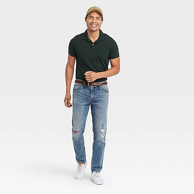 Men#x27;s Slim Fit Taper Jeans Original Use $15.00