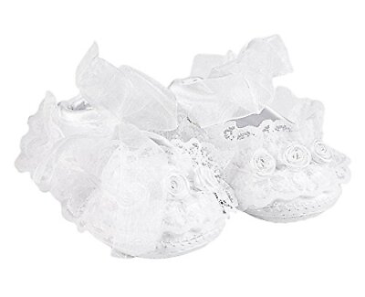 #ad #ad Glamulice Flower Baby Girl Party Dress White Christening Baptism Dresses Lace $24.99