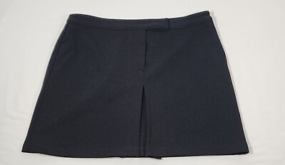 #ad VINTAGE NWOT Express Women#x27;s Pleated Mini Skirt Size 1 2 XS Black $19.88