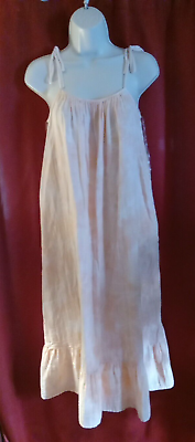 #ad Peach Maxi Dress extra Small Time And True $7.00