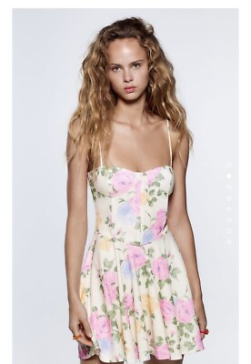 Zara Corset Floral dress sold out $59.00