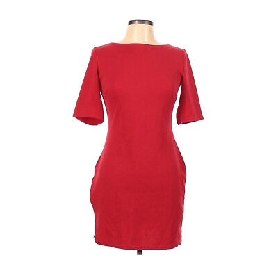 #ad Boohoo red stretchy dress 10 $20.00