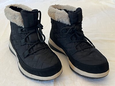#ad Ryka Aubonne Lace Waterproof Winter Lace Up Faux Fur Womens Boots Size 8M $20.90