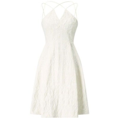 #ad Roland Mouret Short White Cocktail Dress Size 8 $359.99