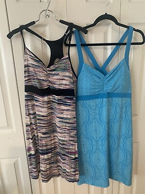 #ad Dakini Lot of 2 Women#x27;s Large Sun Dresses Multicolored Casual Summer dresses $19.99
