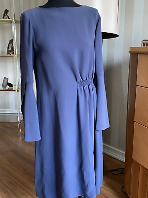 BNWT Giorgio Armani Violet Cocktail Midi Dress SZ 48 10 12 $499.99
