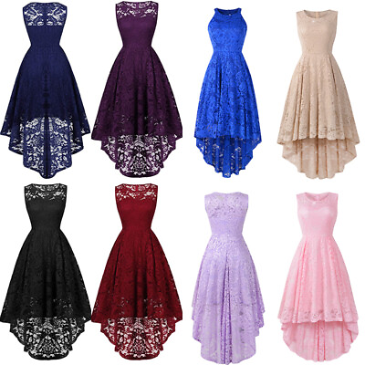 #ad Womens Dress Ladies Party Plus Size Prom Evening Bodycon Lace Maxi Dresses $29.50