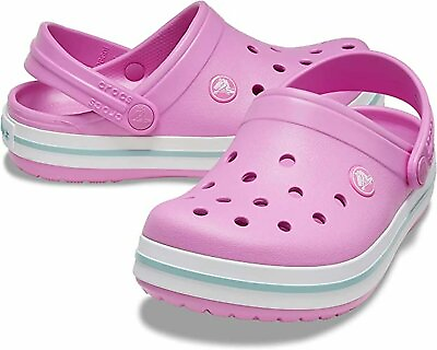 Crocs Kids#x27; Crocband Clog Taffy Pink Girls Crocs $27.99