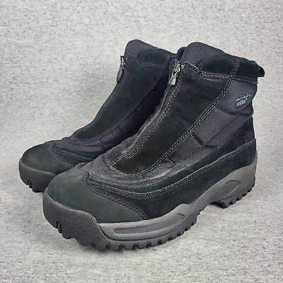 #ad Cabelas Dry Plus 7D 83 0684 Black Black Leather Suede Womens Boots Size 10 M $15.00