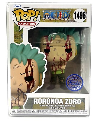 #ad #ad Funko Pop One Piece Roronoa Zoro #1496 Nothing Happened Special Edition $34.99
