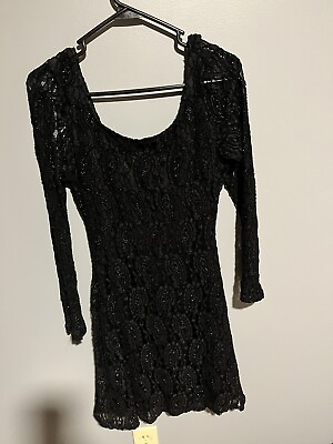 #ad Women#x27;s Black Sparkly Party Cocktail Dress $12.99