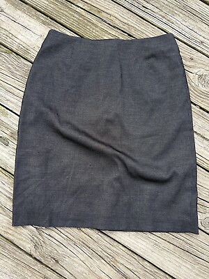 #ad Amanda Smith Skirt Business Casual Size 8 Black amp; White Dots Work Office 21” Len $9.99