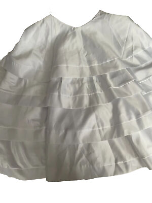 #ad White Ruffle Party Dress $30.00