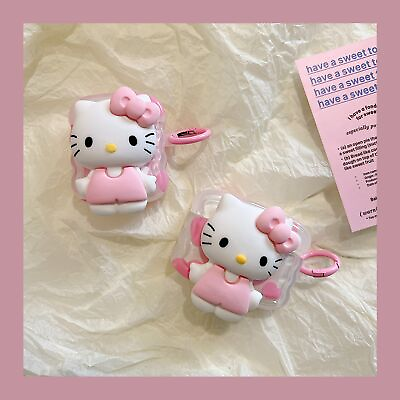 #ad For AirPods Pro 2nd 3rd Generation 3D Cute Hello Kitty TPU Charging Case Cover $9.40