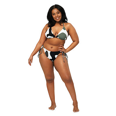 #ad #ad New Women#x27;s XS 6XL 2 Pc Bikini Swimsuit Camouflage Removable Pads UPF50 $28.78