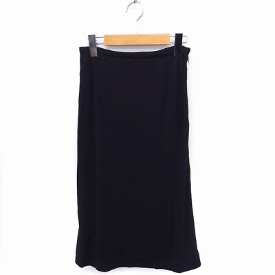 #ad Norries Nolley#x27;S Pencil Skirt Long Plain Simple 36 Black Ft31 Women $57.45