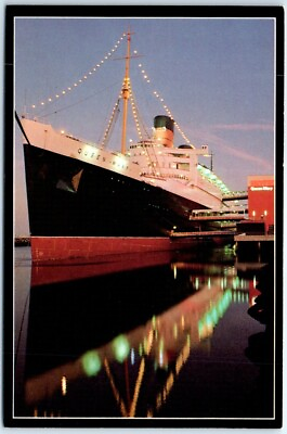 Postcard The Queen Mary Long Beach California USA $11.99