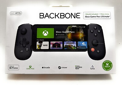 #ad #ad Backbone One BB02BXW Lightning Mobile Gaming Controller for iPhone Black $49.99