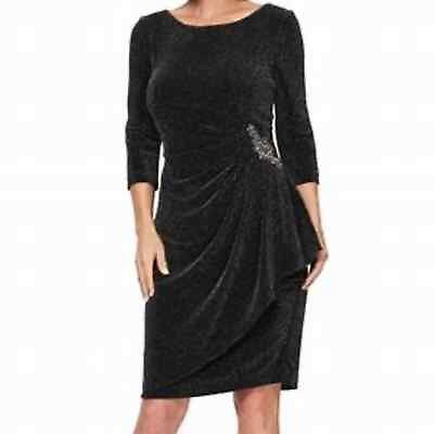 #ad NWT velvet black evening dress $27.00