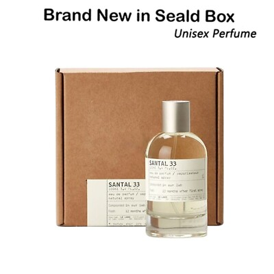 Le Labo Santal 33 Spray for Unisex Eau de Parfum 3.4 oz 100ml New With Box $79.99