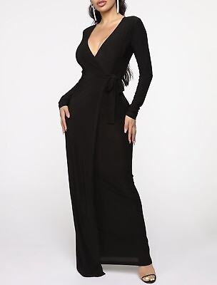 #ad Maxi Wrap Dress Size S $49.99