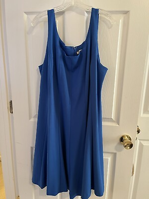 #ad Blue Sleeveless Dress Size 18 $20.00