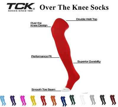 #ad Pro Plus Performance Long Baseball Soccer Sports Socks Over the Knee $11.99