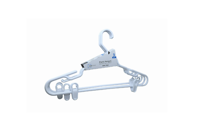 Mainstays Clothing Hangers Durable Plastic Swivel Neck Skirt Clip White 3 Pack $22.92