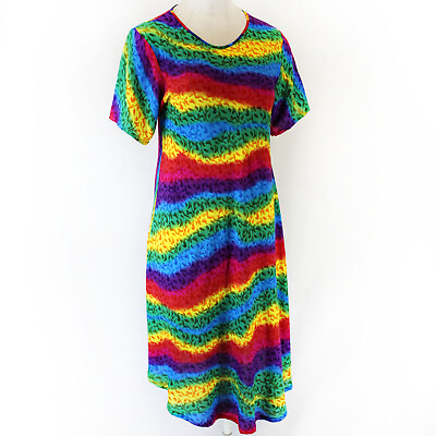 #ad Dududai Multicolored Striped Summer Dress XL XXL $59.99