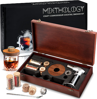 #ad Whiskey Smoker Kit Cocktail Smoker Kit with Torch Bourbon Smoker Kit Old Fashio $125.84