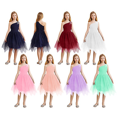 #ad #ad Kids Girl#x27;s Sundress Vacation Dress Occasions Dresses Special Ball Gown Sequin $25.70