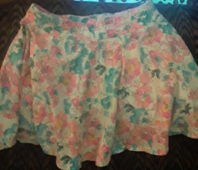 #ad Kohls Wildflower Skirt Girls Size 16 $5.00