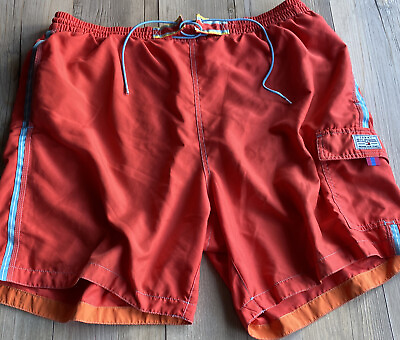#ad Tommy Hilfiger Mens Swim Trunks Premium Swimwear Pockets XL $13.99