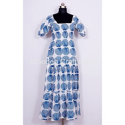#ad Vintage Wear Cotton Mini Dress Summer Dress Midi Floral Cotton Dress For Woman $43.54