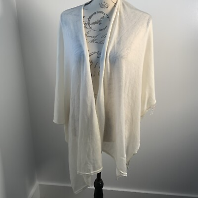 Nordstrom Kimono Cover up Open Front One Size Beige $12.55