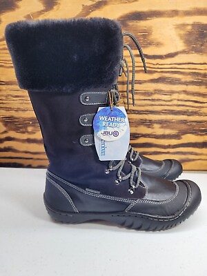 jbl Jambu Designs Microban Weather Ready Black Womens Boots Size 10M $19.95