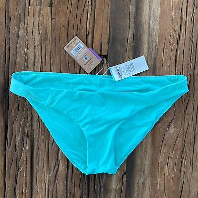 #ad Patagonia Swim Bikini Women#x27;s M Green Vjosa Ladies $55 NEW $24.77