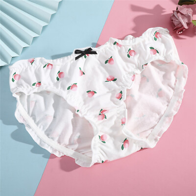 #ad Women#x27;s print cotton bikini panties 4 colors $12.50