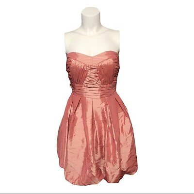 #ad Romeo amp; Juliet Couture Nude Pink Bubble Sweetheart Sleeveless Midi Party Dress $60.00