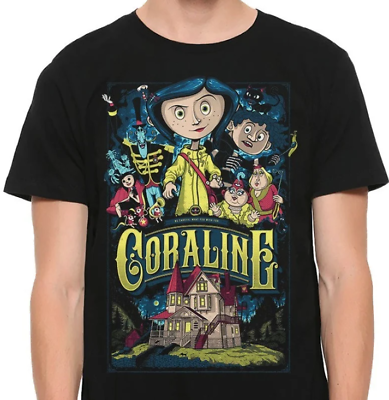 Coraline Shirt Halloween Party Shirt Halloween Shirt Halloween Gift S 5Xl $19.98