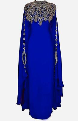Sale Royal Kaftan Abaya Arabic Dress Caftan Maxi For Women Floor Beach Farasha $39.99