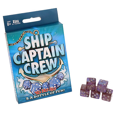 #ad Ship Captain Crew Dice Game Great for Party Favors Family Games Stocking $9.99