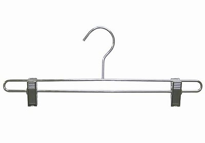 #ad 14quot; Metal Heavy Duty Pant Skirt Hanger pack of 25 $50.19
