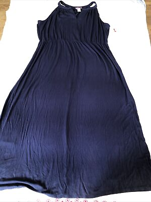 New TRIUHUOLOGY 3X Navy Blue Dress Plus Size $9.90