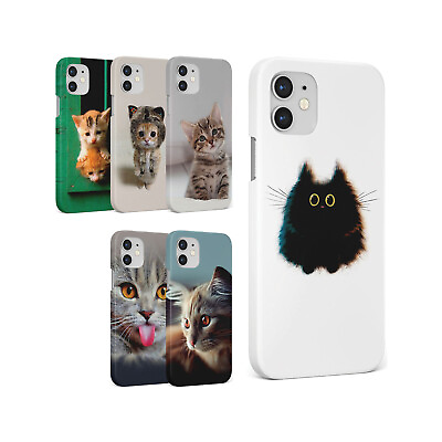 CASE FOR IPHONE 14 13 12 11 SE 8 PRO MAX HARD PHONE COVER KITTENS CATS CUTE GBP 5.99