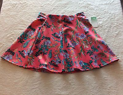 #ad Junior#x27;s Decree Floral Skirt Size Medium Midi NWT $19.99
